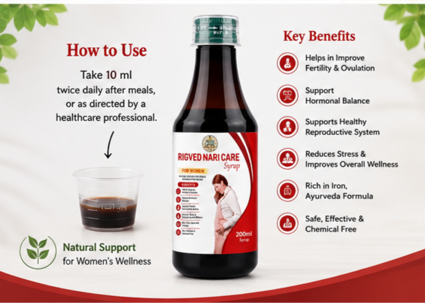 Rigved Nari Care Syrup – Ayurvedic Women's Wellness Formula | 200ml