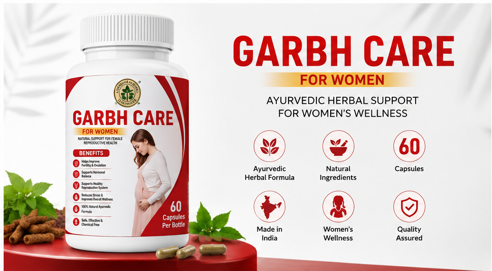 Garbh Care for Women – Ayurvedic Herbal Supplement | 60 Capsules