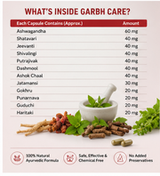Garbh Care for Women – Ayurvedic Herbal Supplement | 60 Capsules